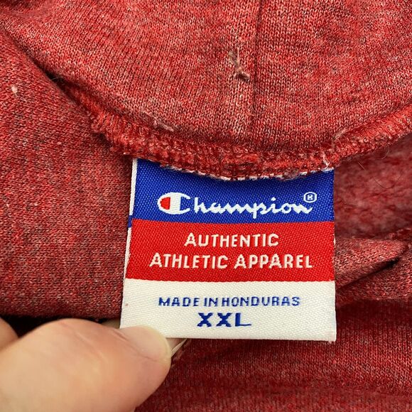 Champion US Open Hoodie Sweatshirt Red 2009 Championship Tennis Sporty Mens 2XL - Picture 7 of 10